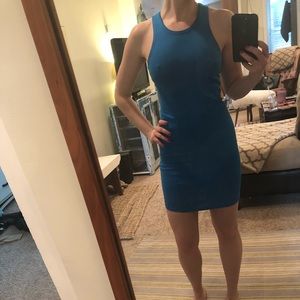 Blue body con size small.